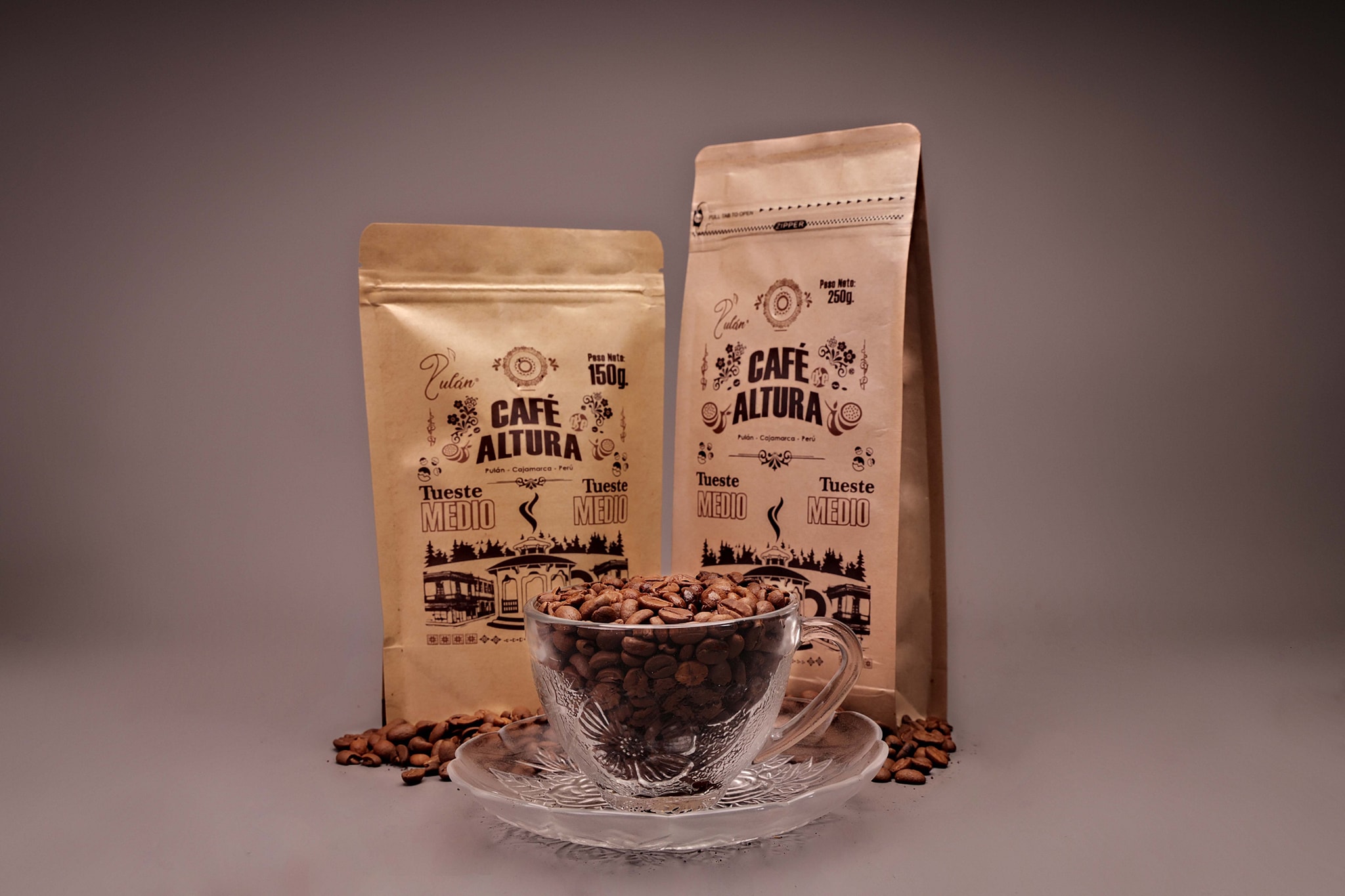 CAFE TUESTE MEDIO 250gr 100% ORGANICO