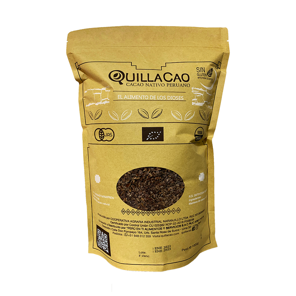 Nibs de Cacao Orgánico x 1 kilo