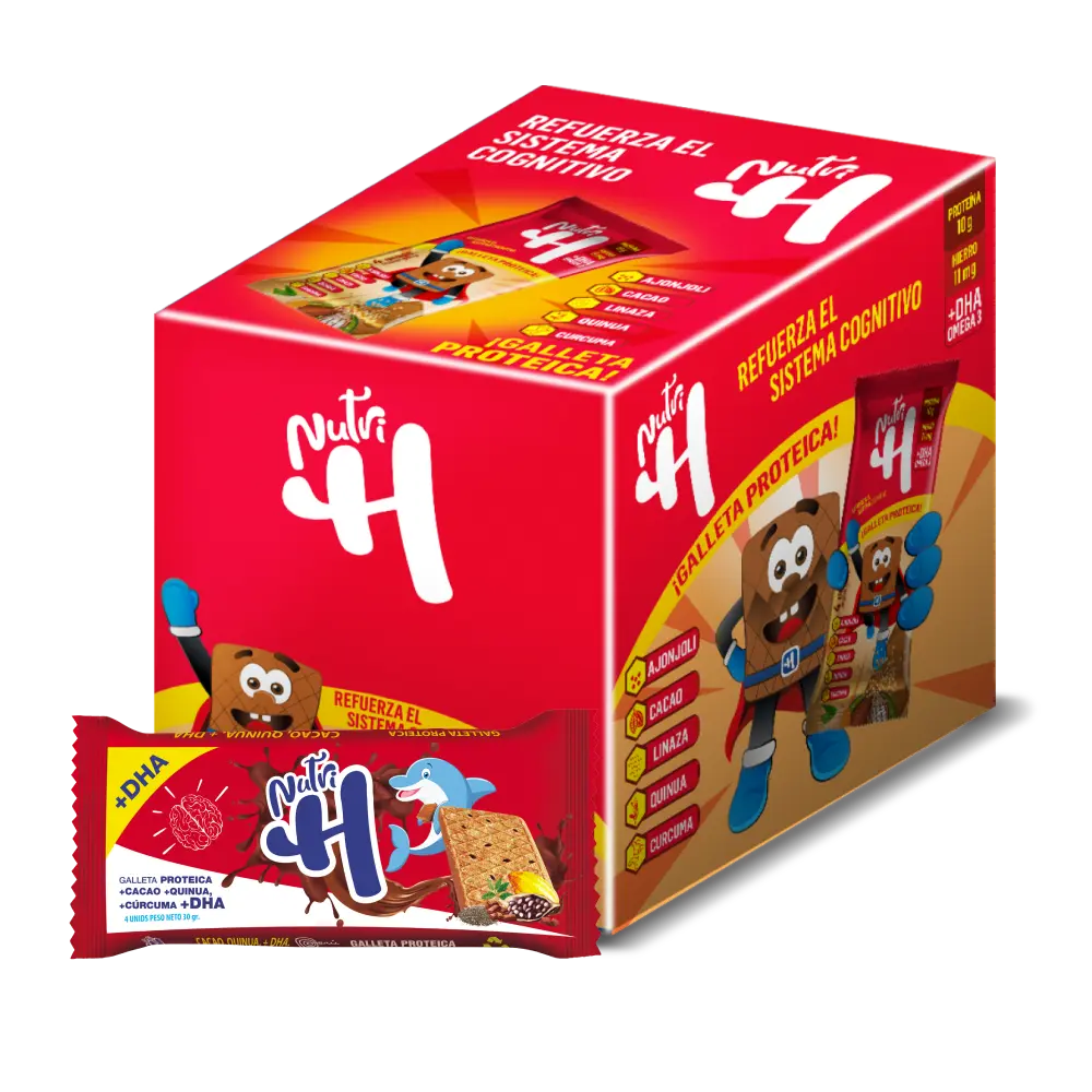 Galleta Nutri H con DHA y OMEGA 3 | 30 UNID