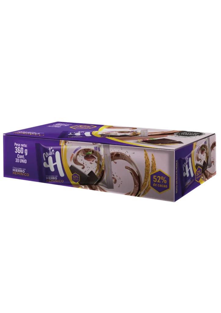 Chocolate con Hierro Heminico | 30 UNI