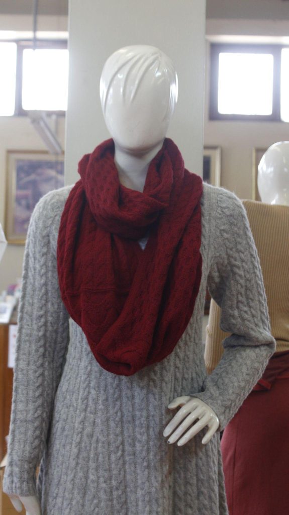 Cubre cuello alpaca rojo Mon Repos