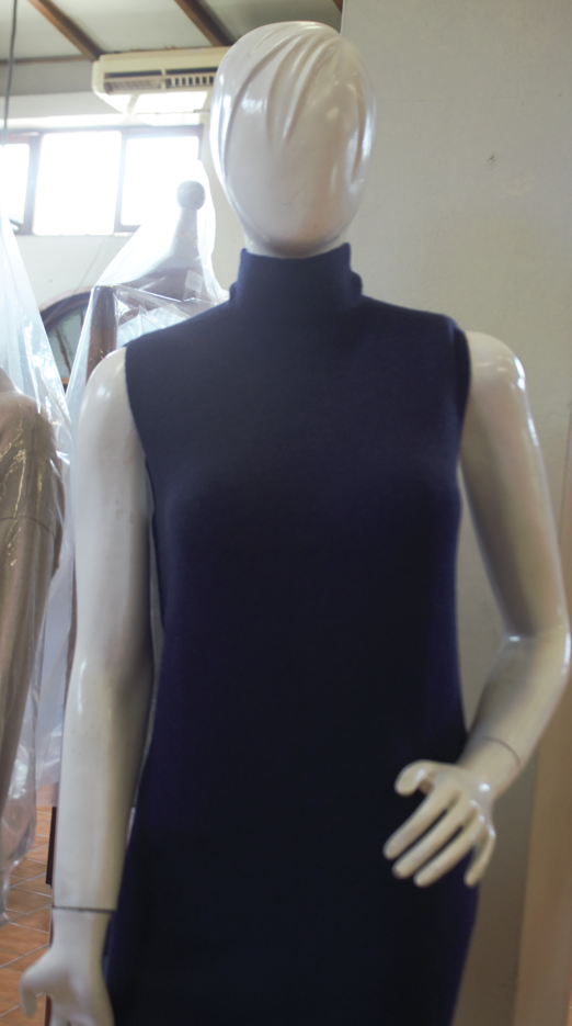 Vestido alpaca oscuro Mon Repos